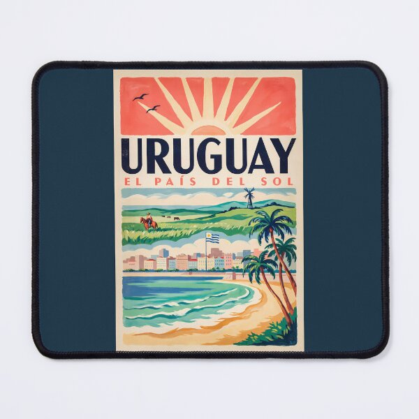 Item preview, Uruguay Culture Illustration Travel Art Vintage designed and sold by KrisSidDesigns.