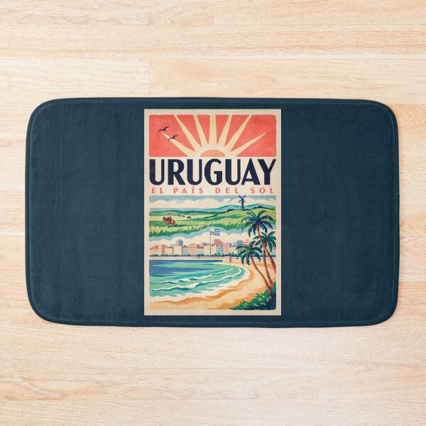 Item preview, Uruguay Culture Illustration Travel Art Vintage designed and sold by KrisSidDesigns.