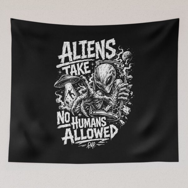 Item preview, RESIDENT ALIEN TAKE NO HUMANS ALLOWED  designed and sold by ALL ART .