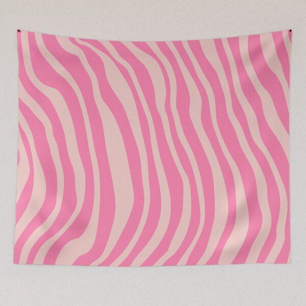 Item preview, Bright Pink Abstract Line Art designed and sold by soheedesigns.