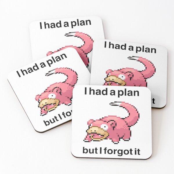 Item preview, I had a plan but i forgot it slowpok pixelart designed and sold by Life Goes On Studio.
