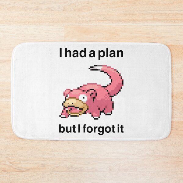 Item preview, I had a plan but i forgot it slowpok pixelart designed and sold by Life Goes On Studio.