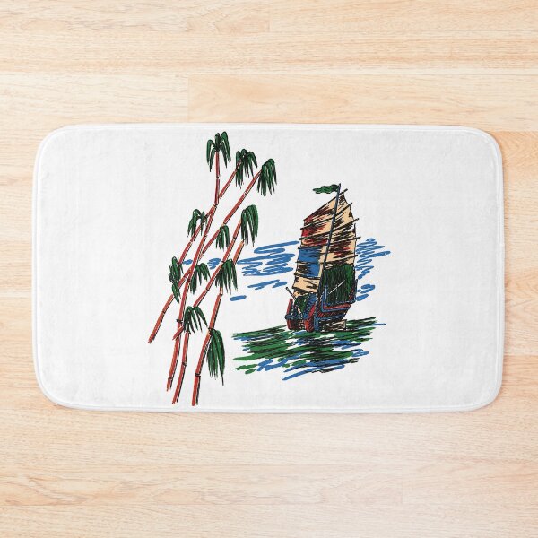 Item preview, 1950's Youth Kids Souvenir Graphic Chinese Junk Ship designed and sold by Tonyv773.