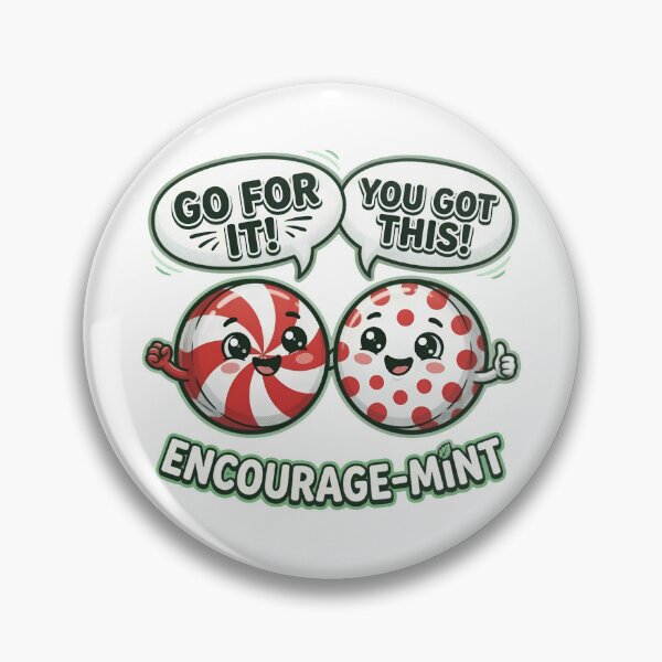 Item preview, Encourage-Mint Motivational Peppermint Pun designed and sold by TshirtsOnline-.