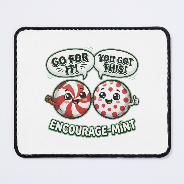 Item preview, Encourage-Mint Motivational Peppermint Pun designed and sold by TshirtsOnline-.