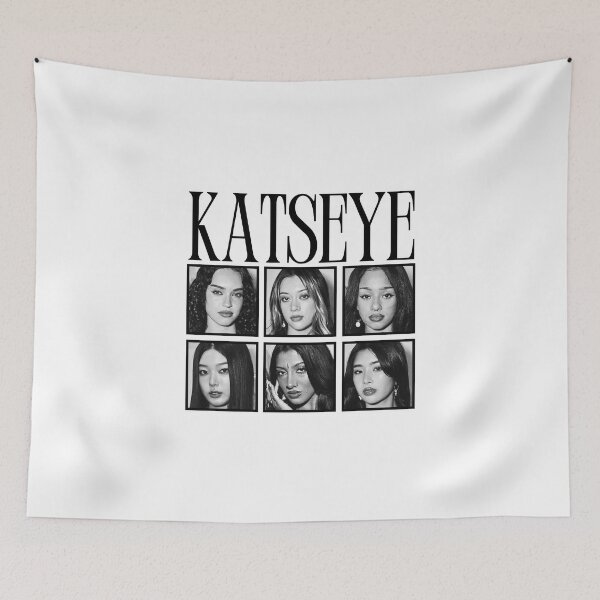 Item preview, KATSEYEE Kpop Square Full Member Y2K Group Collage Digital Art Portrait designed and sold by AJUNICE STUDIO.