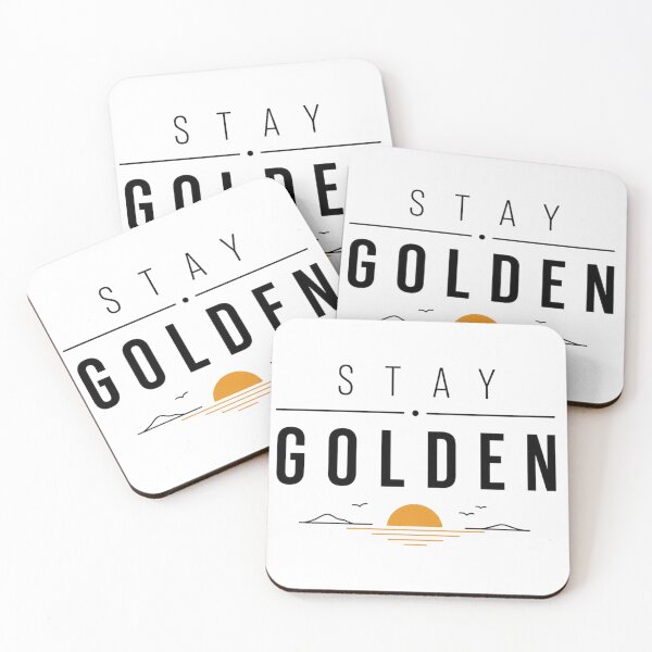 Item preview, Stay golden sunset vibes designed and sold by Side Quest Co..