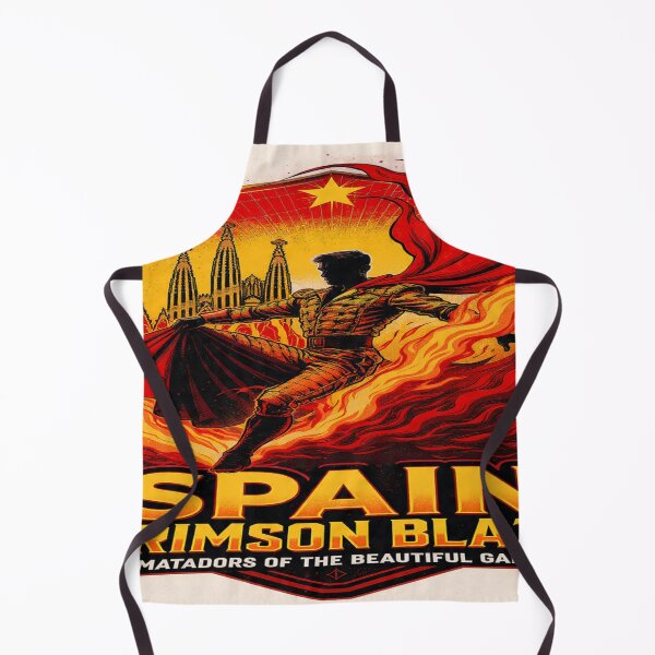 Item preview, Spain — “Crimson Blaze: Matadors of the Beautiful Game” designed and sold by Twala Creative Studio.