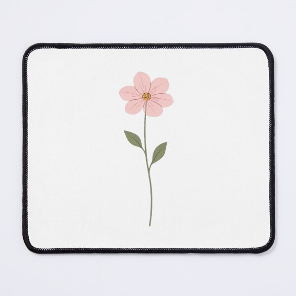 Item preview, Single Flower Minimalist Illustration – Elegant Botanical Design designed and sold by Joyfulfabric.