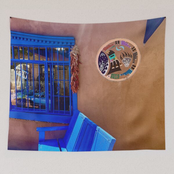 Item preview, New Mexico Adobe Blue Portals designed and sold by Marielle Valenzuela.
