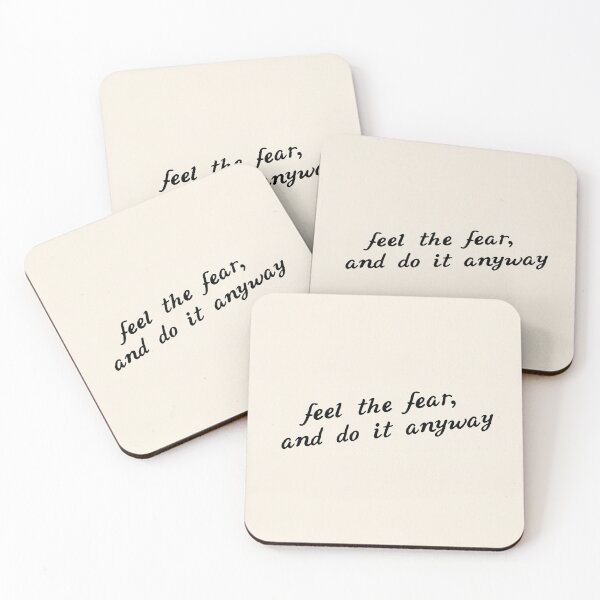 Item preview, Feel The Fear And Do It Anyway designed and sold by StudioNewLayer.