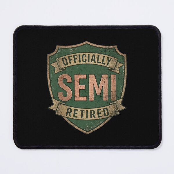 Item preview, Officially Semi Retired Vintage Badge designed and sold by d247.
