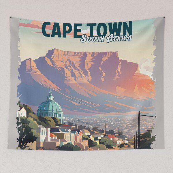 Item preview, CapeTown Africa Travel Poster Wall Home Decor Art designed and sold by GTwoThree.