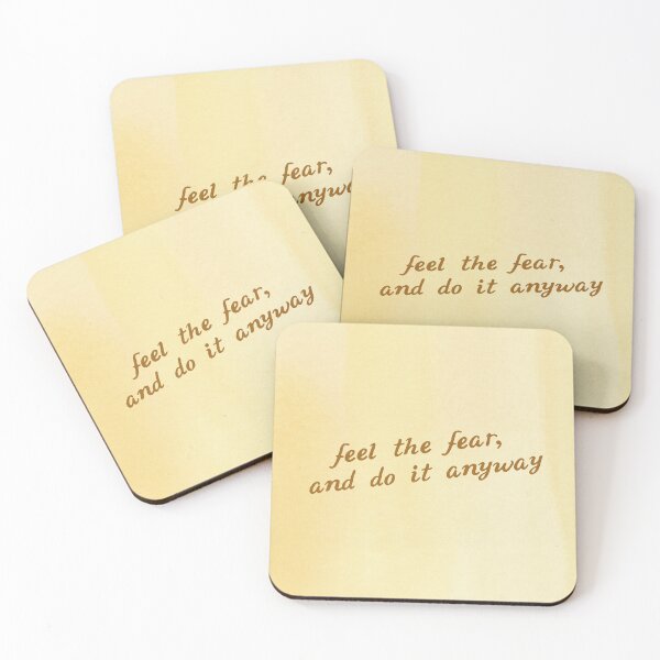Item preview, Feel The Fear And Do It Anyway - Yellow designed and sold by StudioNewLayer.