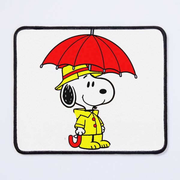 Item preview, Snoopy Raincoat & Red Umbrella Sticker – Peanuts Classic designed and sold by ExploreAura Studio.