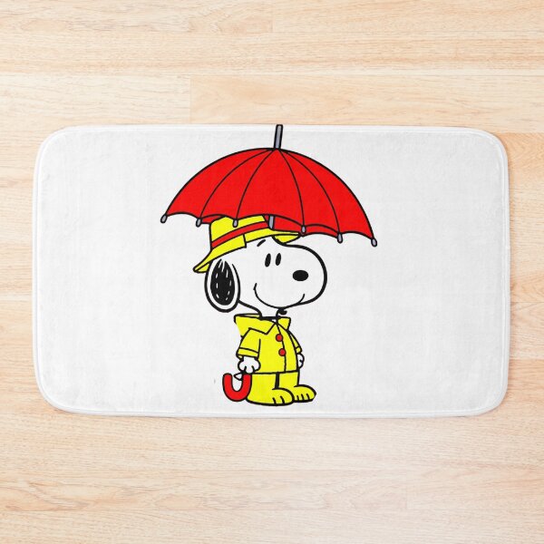 Item preview, Snoopy Raincoat & Red Umbrella Sticker – Peanuts Classic designed and sold by ExploreAura Studio.