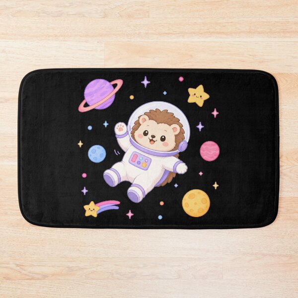 Item preview, Cute Space Hedgehog Astronaut Kawaii Chibi Galaxy Art designed and sold by Seculinator.