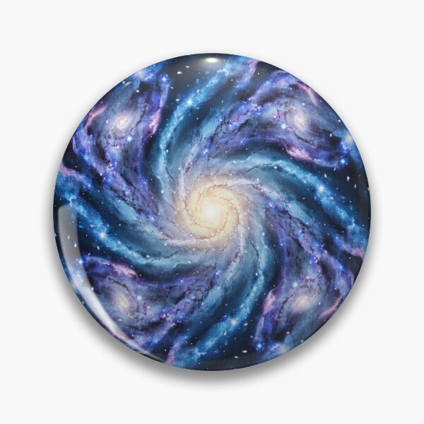 Item preview, Spiral Galaxy Art Print — Vibrant Deep Space Nebula Painting, Face-On Galaxy Wall Art for Astronomy Lovers, Space Decor & Stargazers2 designed and sold by OandSDesigns23.