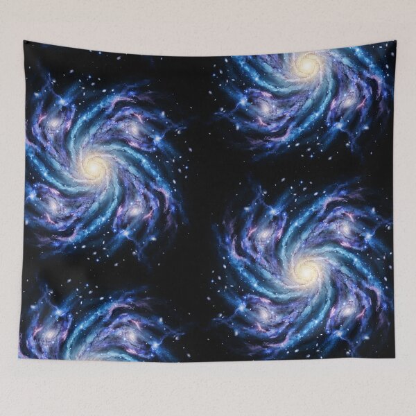Item preview, Spiral Galaxy Art Print — Vibrant Deep Space Nebula Painting, Face-On Galaxy Wall Art for Astronomy Lovers, Space Decor & Stargazers2 designed and sold by OandSDesigns23.