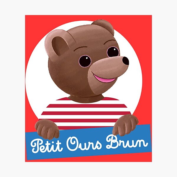 Item preview, Petit Ours Brun Cute Bear for Kids designed and sold by VZCreativeLab.