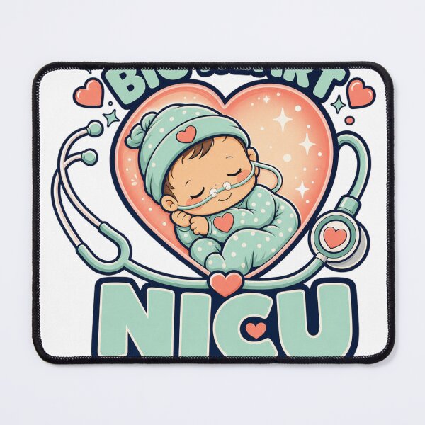 Item preview, NICU Nurse Strong Tiny Patients Big Heart designed and sold by VisualArtsOasis.
