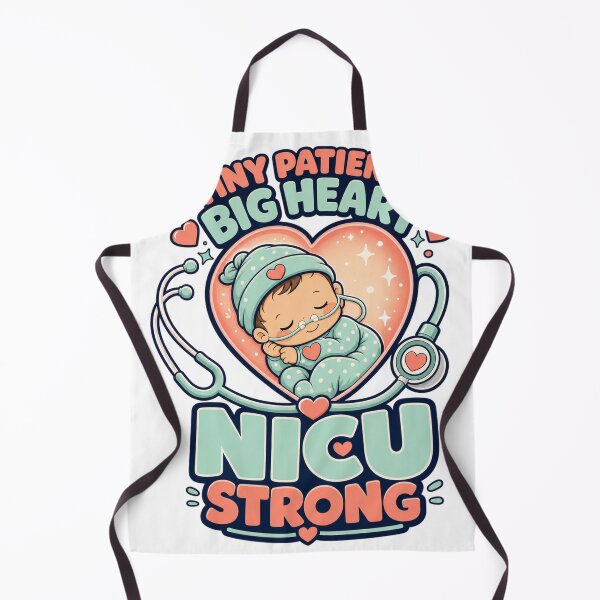Item preview, NICU Nurse Strong Tiny Patients Big Heart designed and sold by VisualArtsOasis.