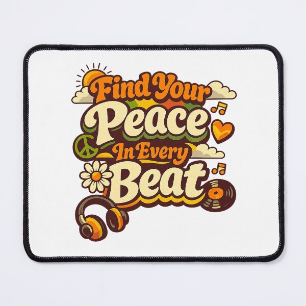 Item preview, FindYourPeaceInEveryBeat designed and sold by LuveraxArt.