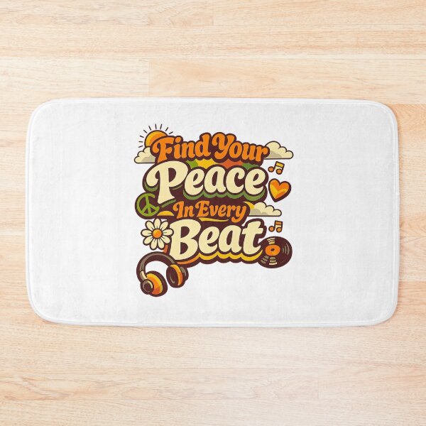 Item preview, FindYourPeaceInEveryBeat designed and sold by LuveraxArt.