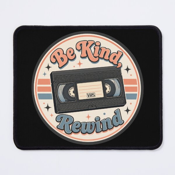 Item preview, Retro VHS Rewind Badge designed and sold by Sketchlegacy.