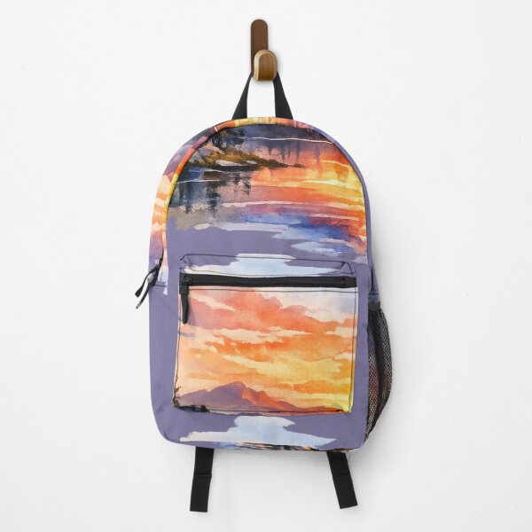 Item preview, Watercolor Lake Sunset designed and sold by CashCrow.