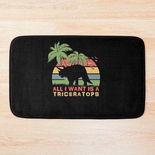 Item preview, Triceratops Dinosaur Retro Sunset Design designed and sold by marke770.