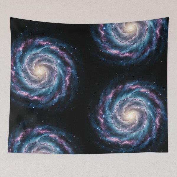 Item preview, Spiral Galaxy Art Print — Vibrant Deep Space Nebula Painting, Face-On Galaxy Wall Art for Astronomy Lovers, Space Decor & Stargazers3 designed and sold by OandSDesigns23.