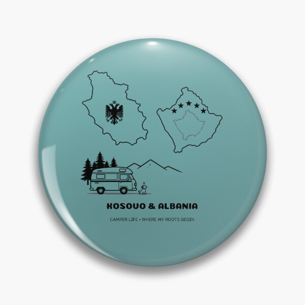 Item preview, Albanian Eagle with Kosovo & Albania Map | Proud Shqiptar Heritage Design designed and sold by gluxdesing.