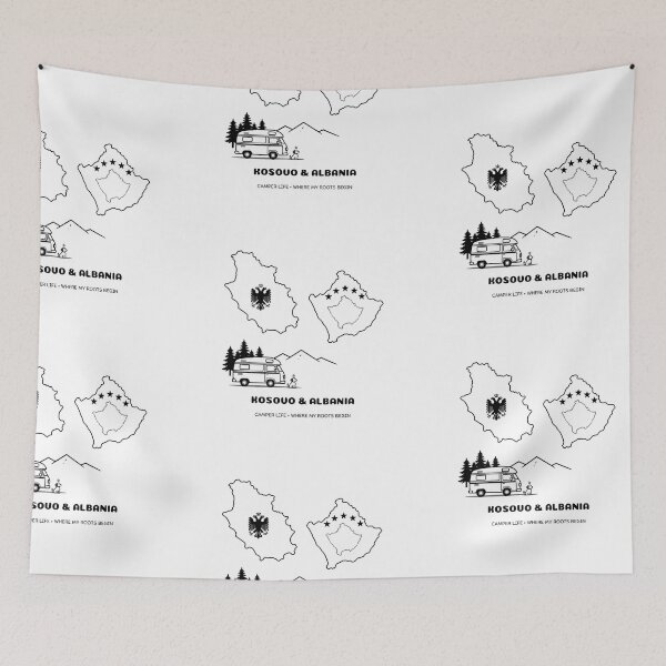 Item preview, Albanian Eagle with Kosovo & Albania Map | Proud Shqiptar Heritage Design designed and sold by gluxdesing.