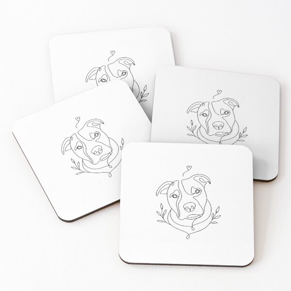 Item preview, Dog Line Art Portrait, Minimalist One Line Pet designed and sold by DigiHouse.