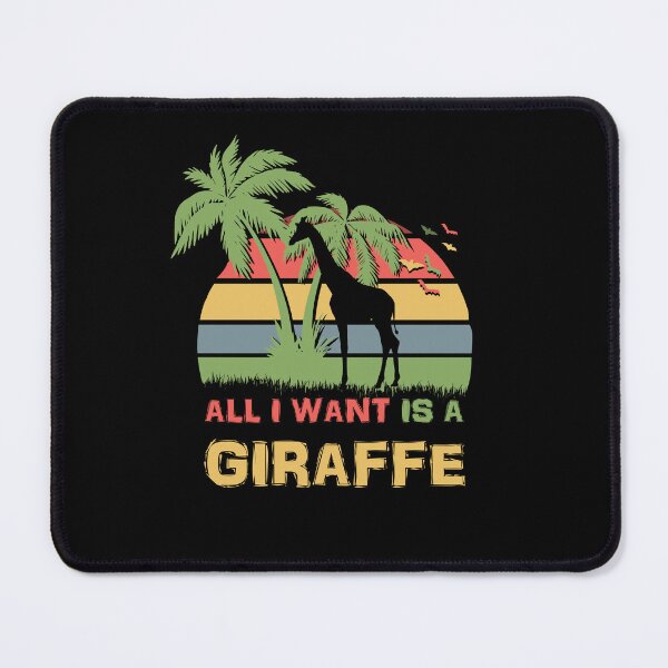 Item preview, All I Want Is A Giraffe Retro Sunset Design designed and sold by marke770.