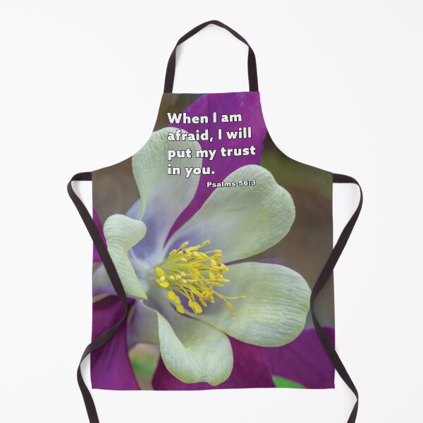 Item preview, Psalms 56:3 When I Am Afraid - Columbine Aquilegia Photograph designed and sold by InsprtnlArtbyDP.