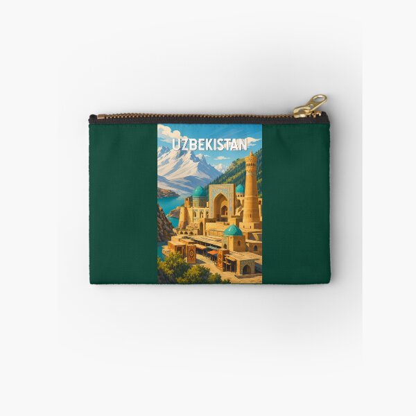 Item preview, Uzbekistan Illustration Travel Art Vintage designed and sold by KrisSidDesigns.