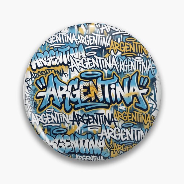 Item preview, Argentina Graffiti Mural - Urban Street Art Tags Collage designed and sold by FootballCrazy10.