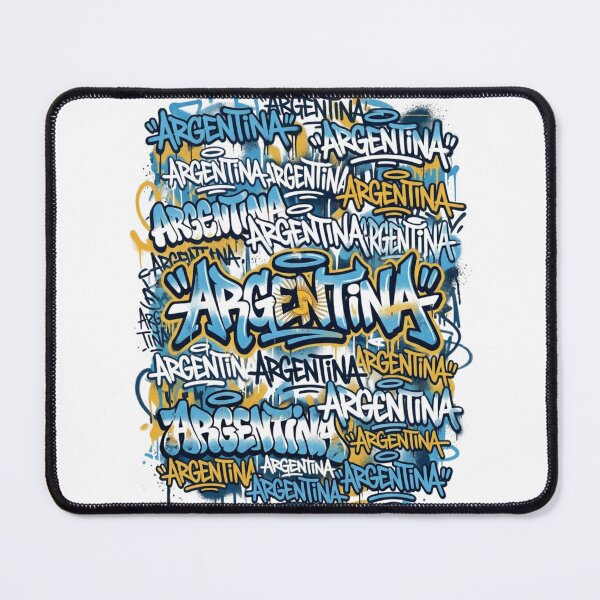 Item preview, Argentina Graffiti Mural - Urban Street Art Tags Collage designed and sold by FootballCrazy10.