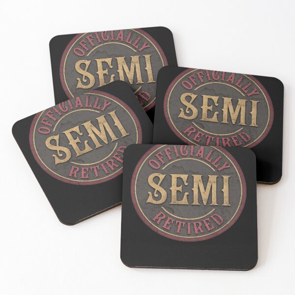 Item preview, Officially Semi Retired Vintage Style Badge designed and sold by d247.