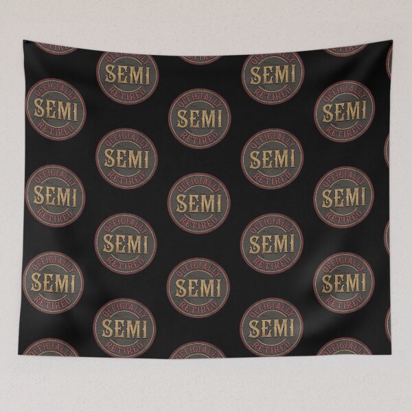 Item preview, Officially Semi Retired Vintage Style Badge designed and sold by d247.