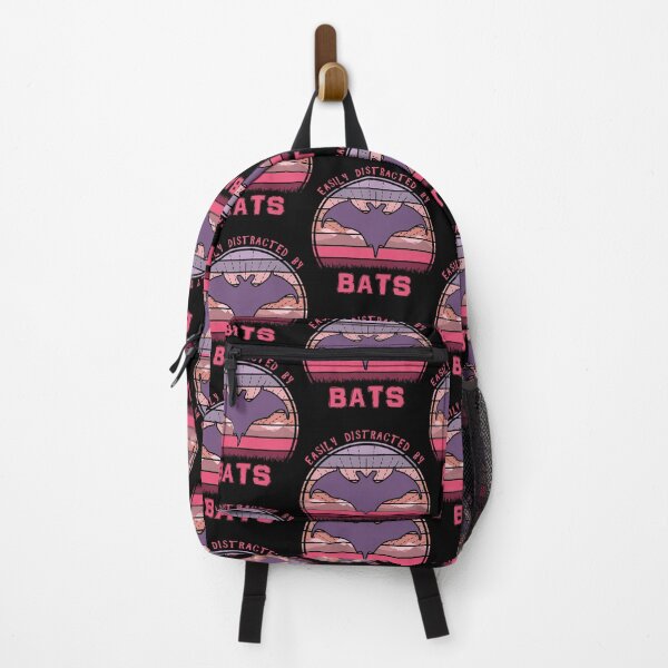 Item preview, Easily Distracted By Bats Retro Sunset Bat Lover designed and sold by marke770.