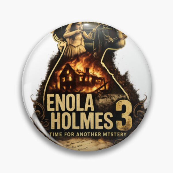 Item preview, Enola Holmes 3 Vintage Mystery Detective Poster designed and sold by CatLovers Studio.