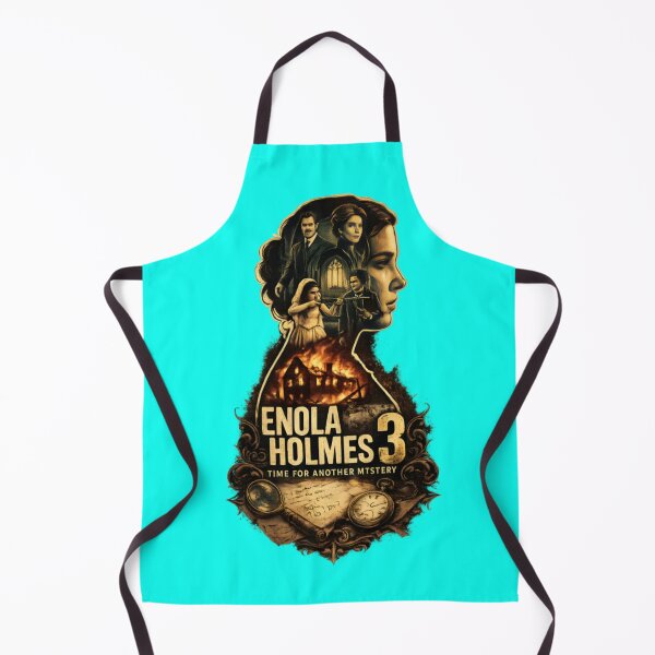 Item preview, Enola Holmes 3 Vintage Mystery Detective Poster designed and sold by CatLovers Studio.
