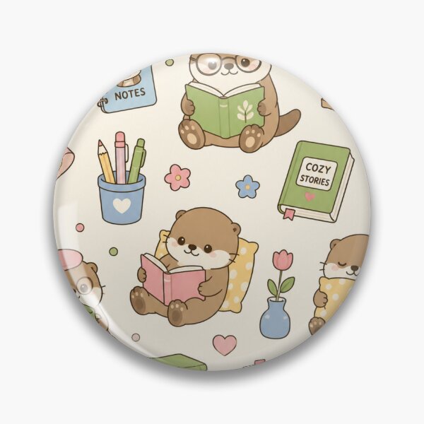 Item preview, Cozy Reading Otter Pattern designed and sold by Soft Berry Studio.