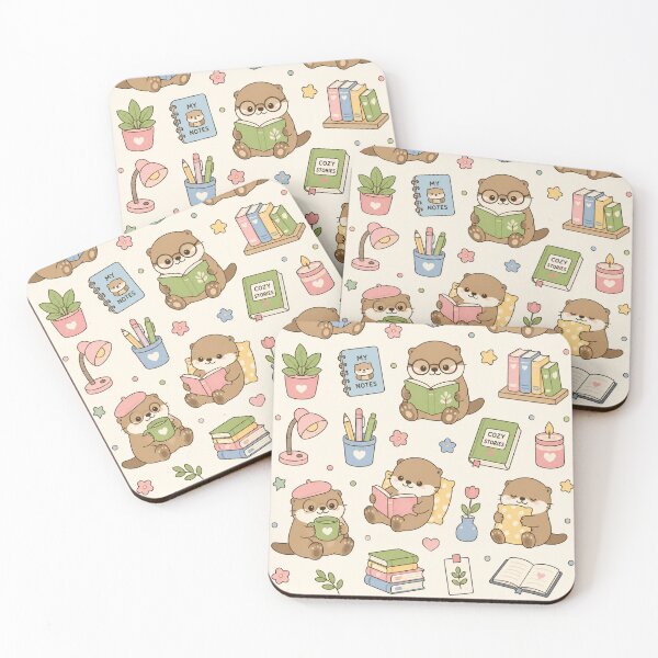 Item preview, Cozy Reading Otter Pattern designed and sold by Soft Berry Studio.