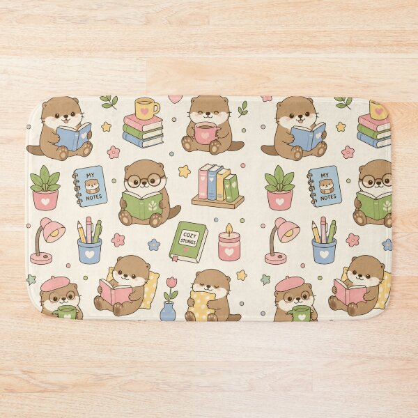 Item preview, Cozy Reading Otter Pattern designed and sold by Soft Berry Studio.