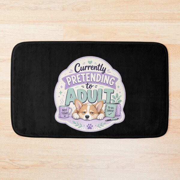 Item preview, Corgi Sarcastic Adulting designed and sold by FreshPixelArt.
