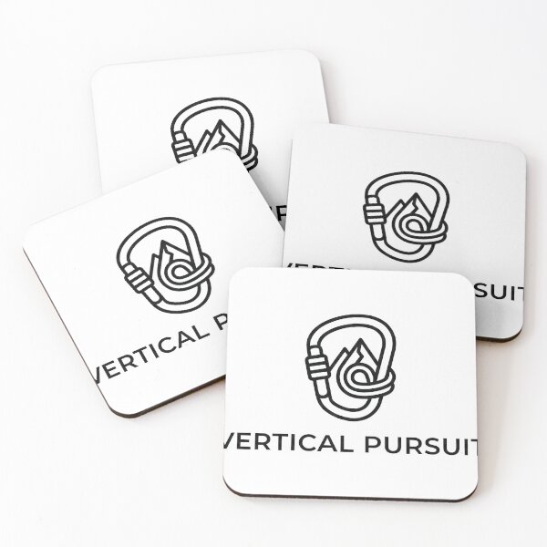 Item preview, Vertical Pursuit — Rock Climbing Carabiner Mountain Logo designed and sold by Areteclimbdesing.